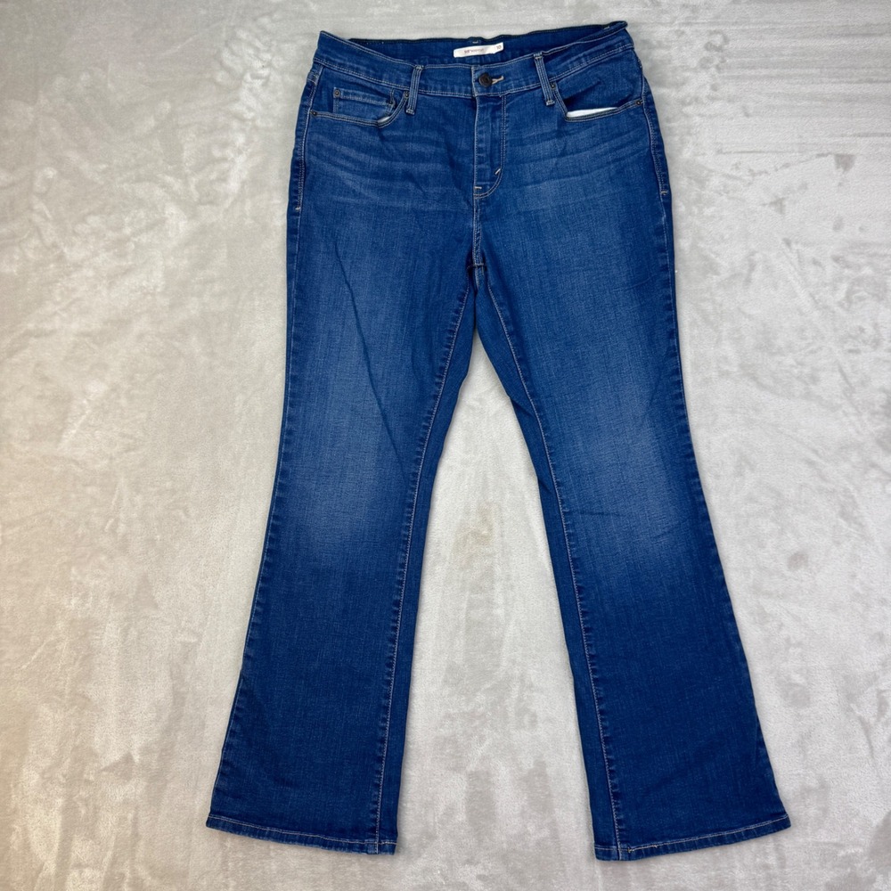 Levi 515 Bootcut Jeans Women 10 Blue Regular Fit Classic Denim‎ Mid Rise